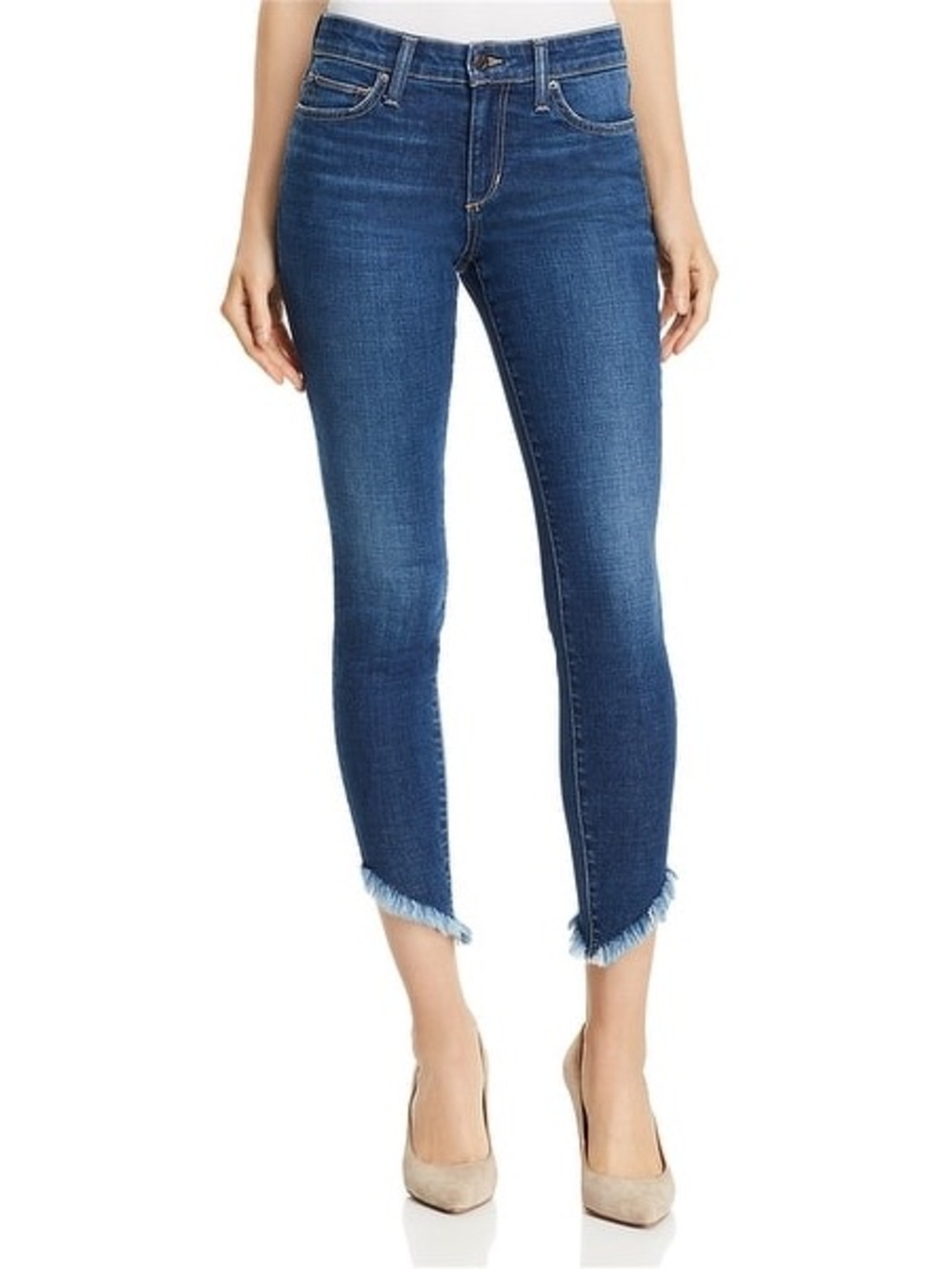 Joe's Womens The Icon Diagonal Hem Skinny Fit Jeans size 31